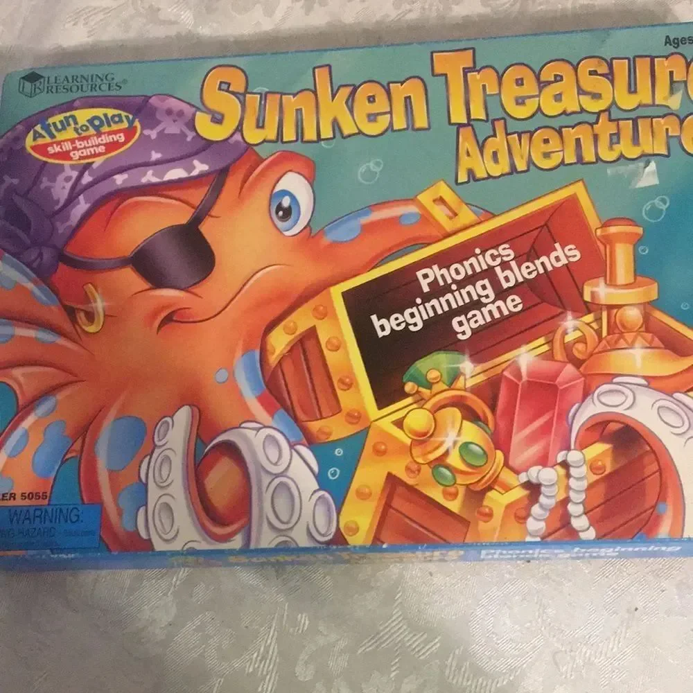 Sunken Treasure Adventure Phonics Game - Orange